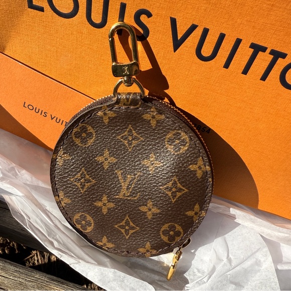 Authentic Louis Vuitton Monogram Multi Pochette Accessories Round Coin Pouch - Picture 5 of 6